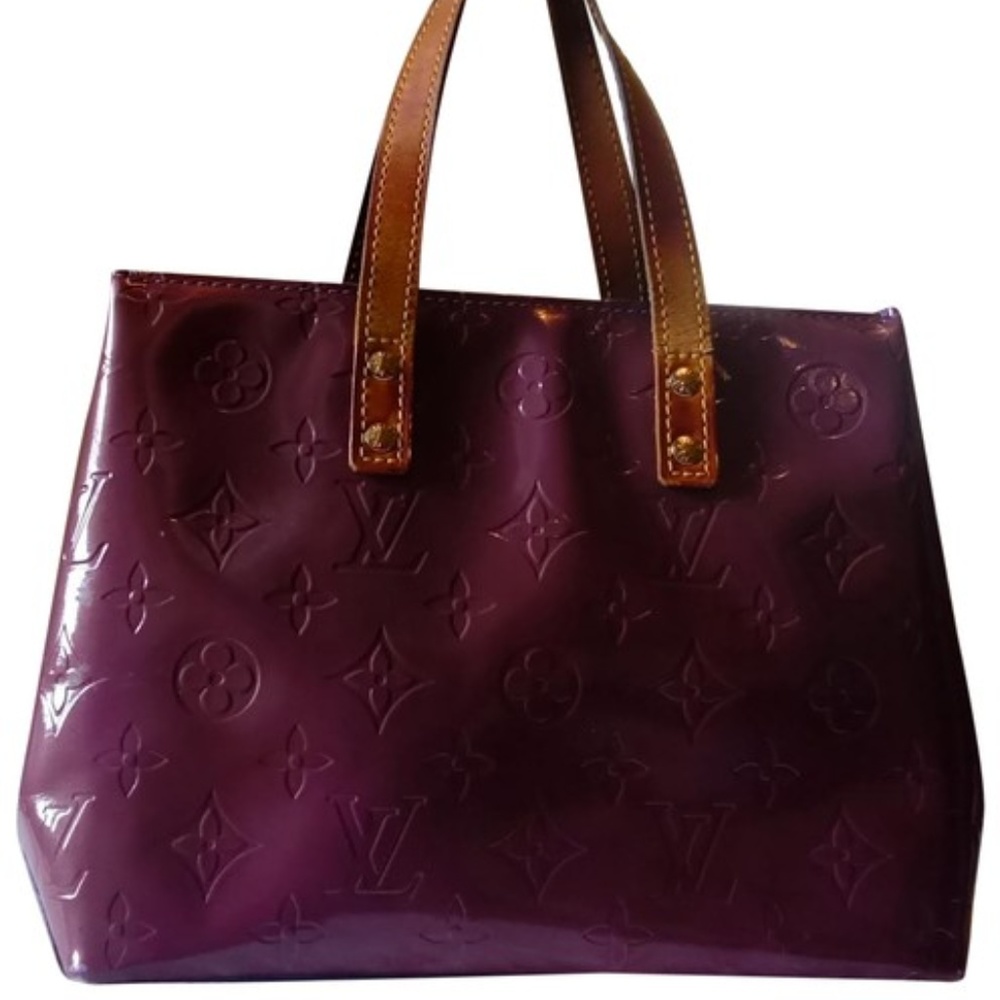 Authentic Louis Vuitton Purple Patent Leather